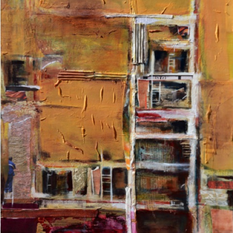 ROOMS & LADDERS
24"x30"
Mixed Media