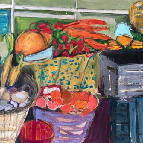 Baskets
30"x44"
Acrylic on paper
